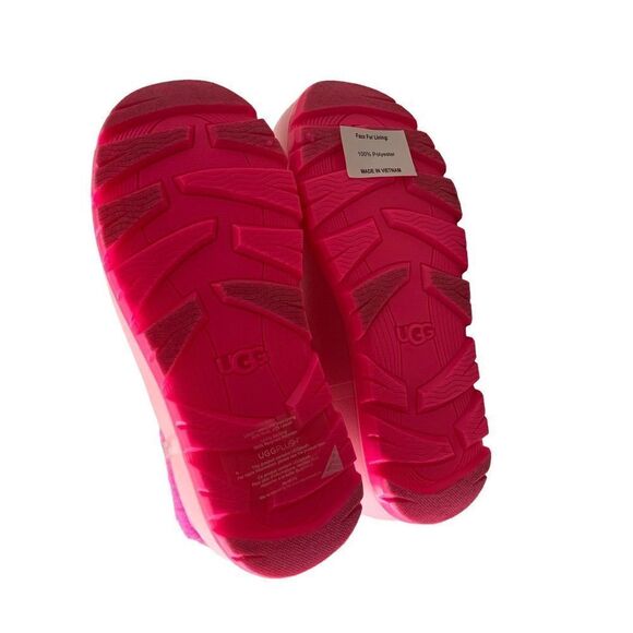 UGG Womens Size 6 Pink Raincloud Clear Boots - Picture 4 of 5